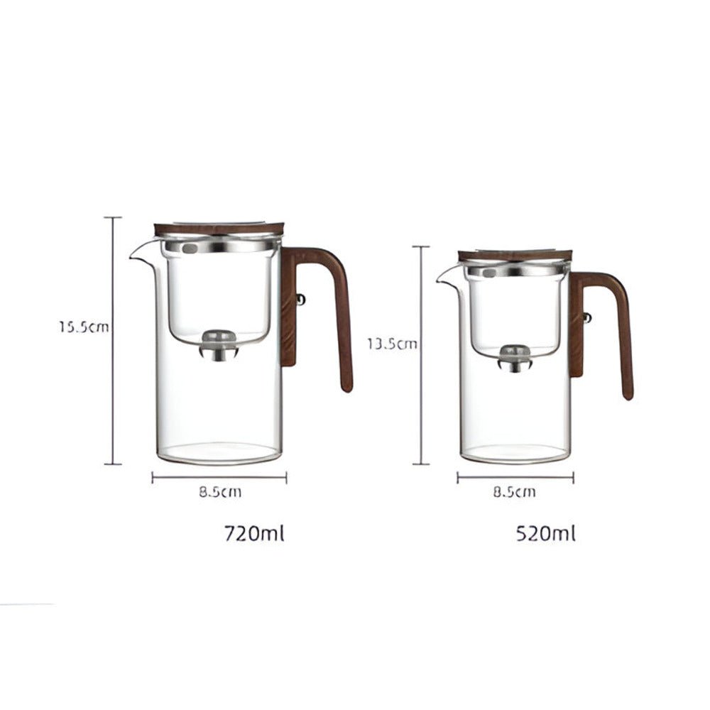 Serenity Brew Teapot with Durable Plastic and Steel Infuser