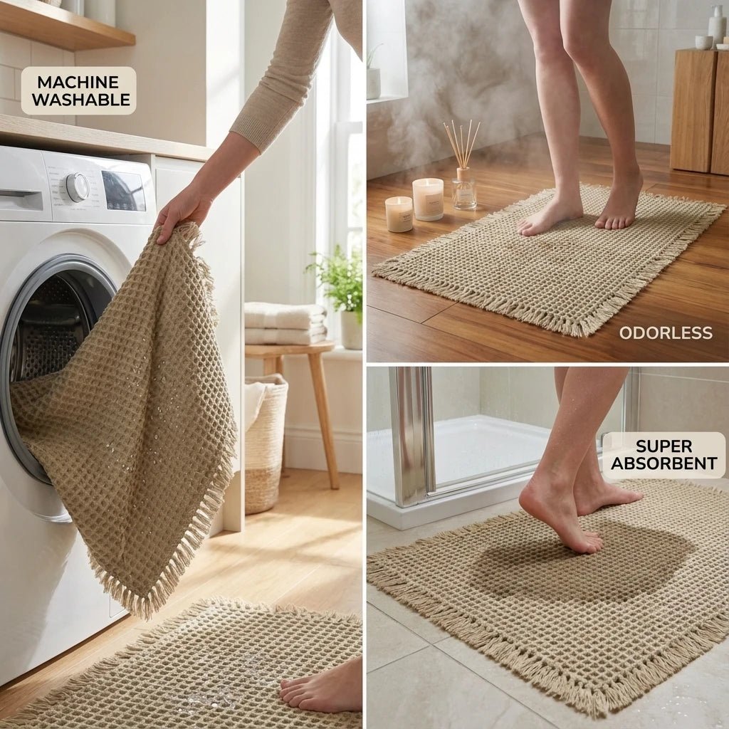 AquaGuard Quick-Dry Bath Mat for Everyday Bliss
