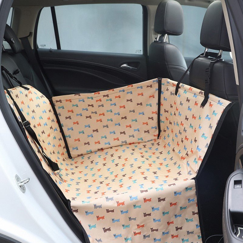 Waterproof Dog Car Seat with Padded Cushion for Safe Travel