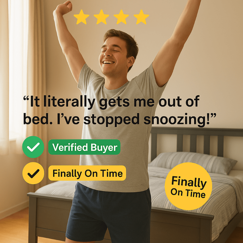 WakeMate Smart Carpet Alarm with Pressure Activation for Deep Sleepers