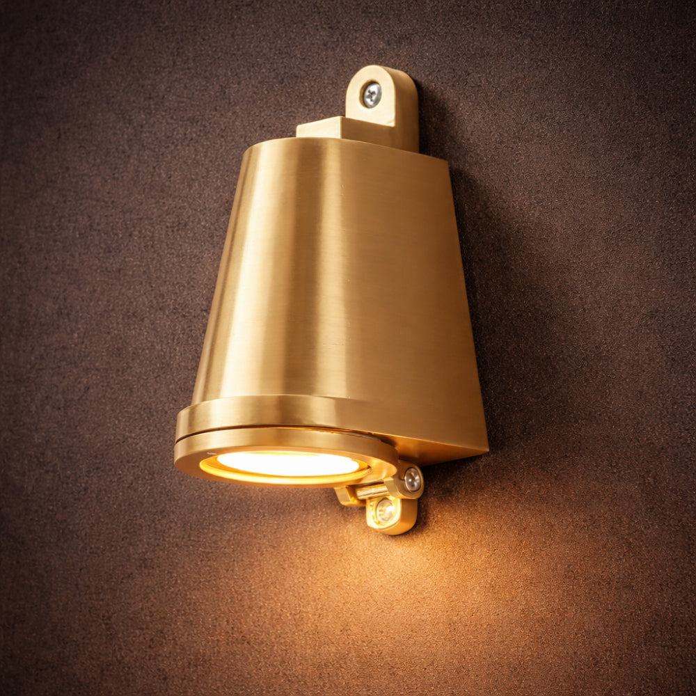 Sleek Metal Outdoor Wall Lantern with Cozy Illumination