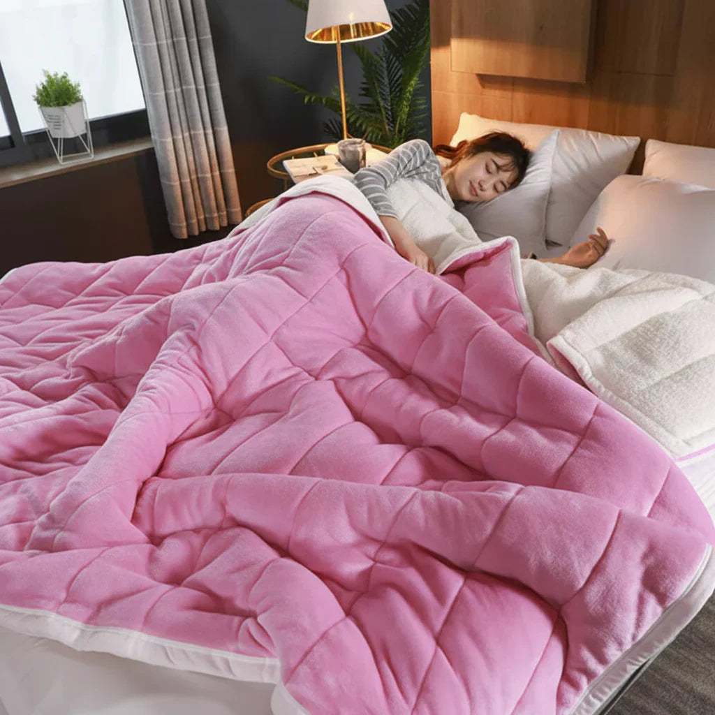 Cozy Fleece Blanket for Sofa and Bed - Ultimate Winter Warmth
