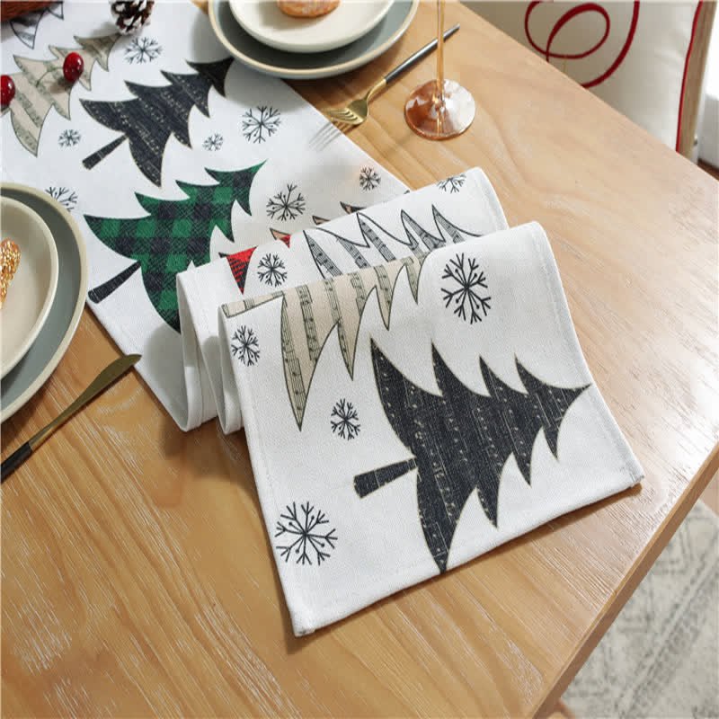 Festive Holiday Table Runner with Elegant Design
