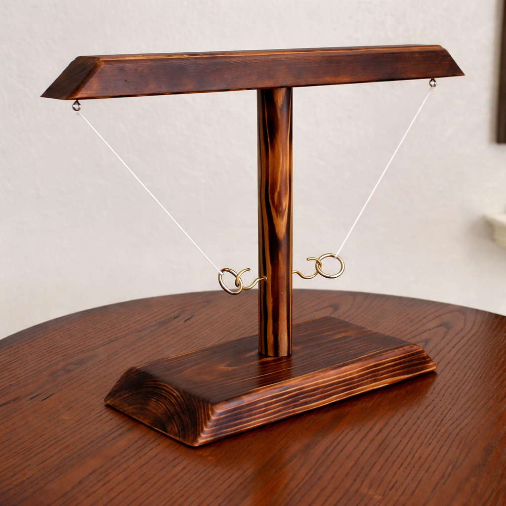 Classic Wooden Ring Toss Game for Hours of Fun