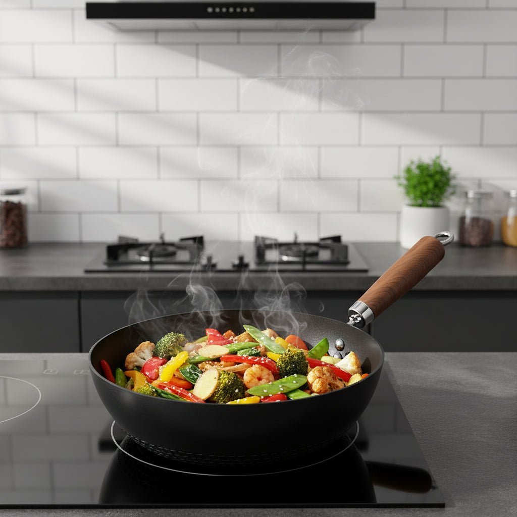 MasterChef Iron Wok for Superior Cooking Performance