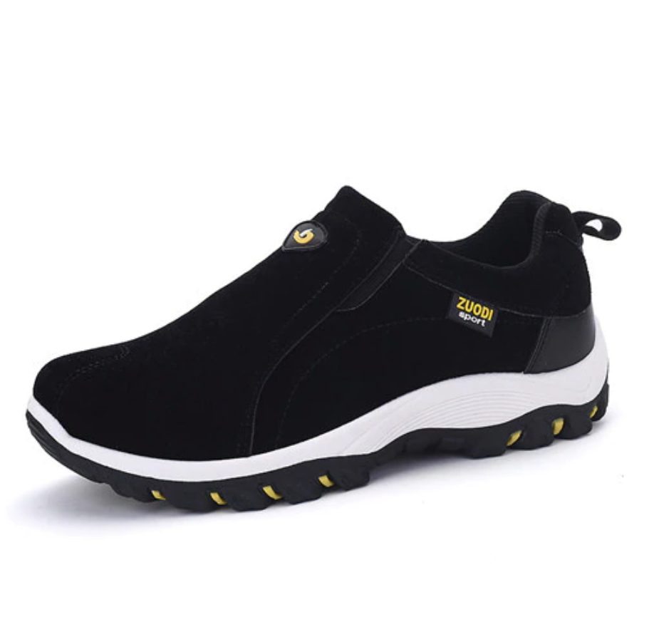 Men's Orthopedic Hiking Shoes | Slip-On Lightweight Design | Breathable Material & Arch Support | Slip-Resistant Rubber Sole