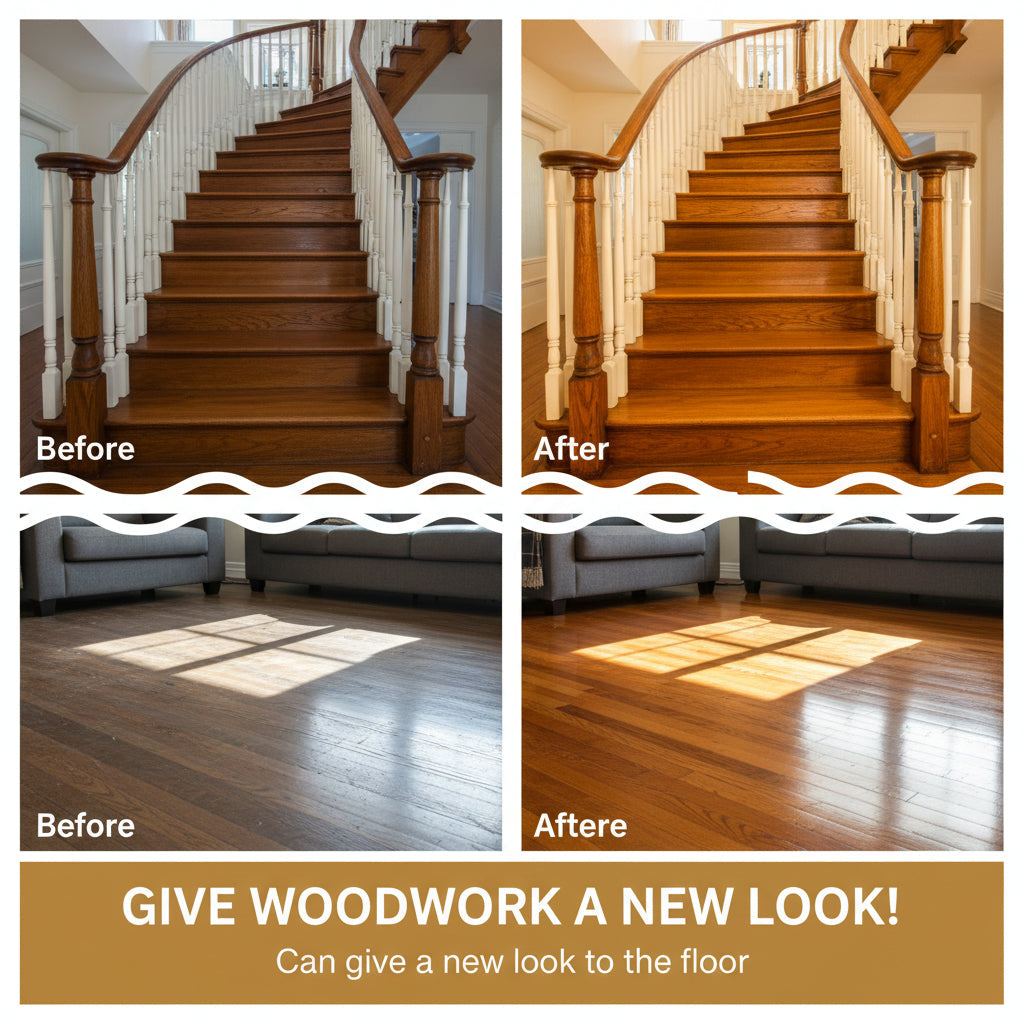 Natural Wood Polish Spray for a Radiant Finish