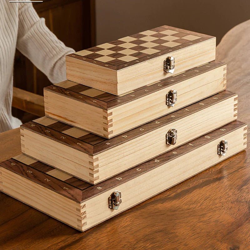 Compact Magnetic Chess Set for Travel and Play Anywhere