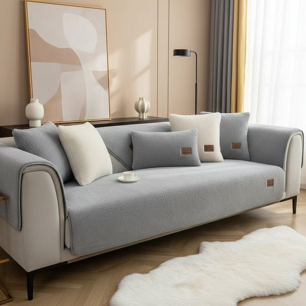 CozyNest Plush Sofa Protector for Ultimate Comfort