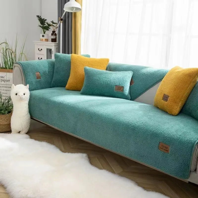 CozyNest Plush Sofa Protector for Ultimate Comfort