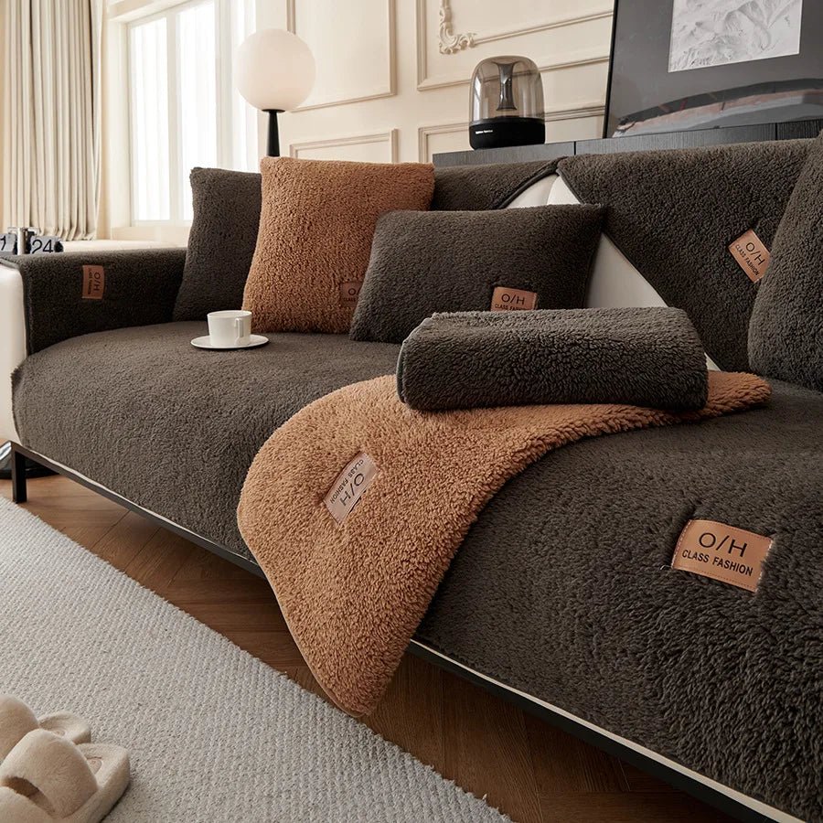 CozyNest Plush Sofa Protector for Ultimate Comfort