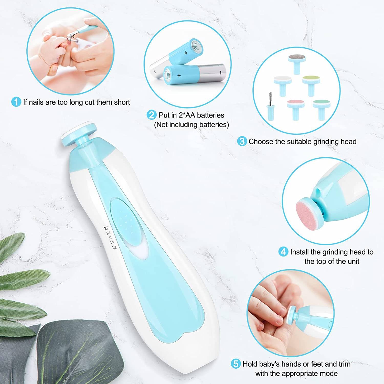 Infant Nail Clipper and File
