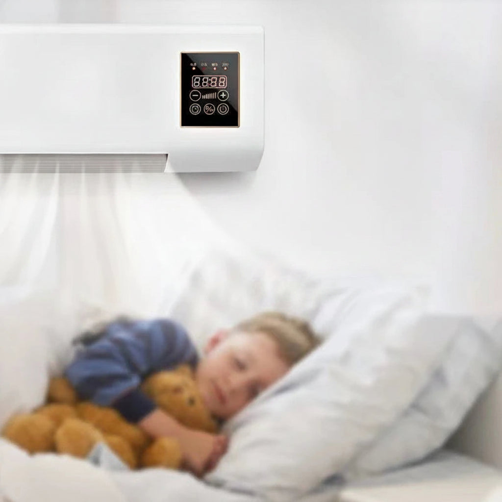 Electric Wall Heater with Remote – Compact Space-Saving Indoor Warmth