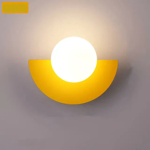 FrostedAura Modern LED Wall Light for Contemporary Spaces