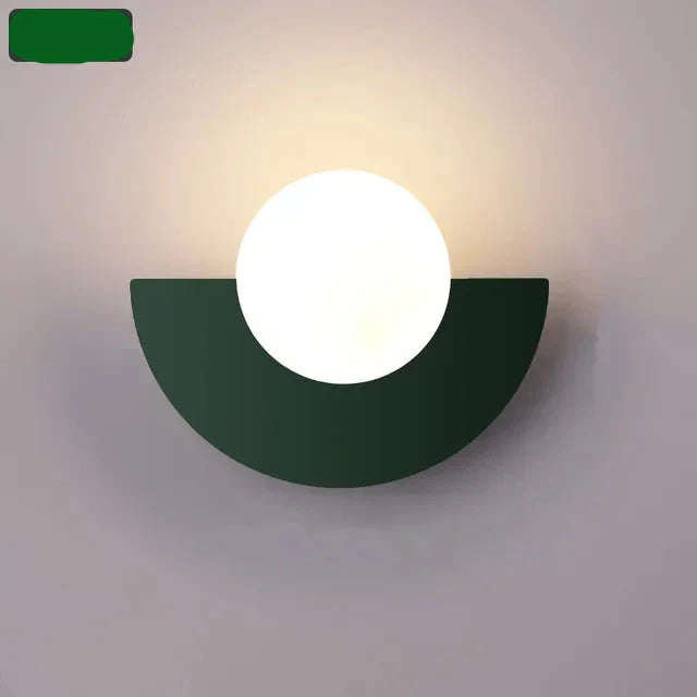 FrostedAura Modern LED Wall Light for Contemporary Spaces