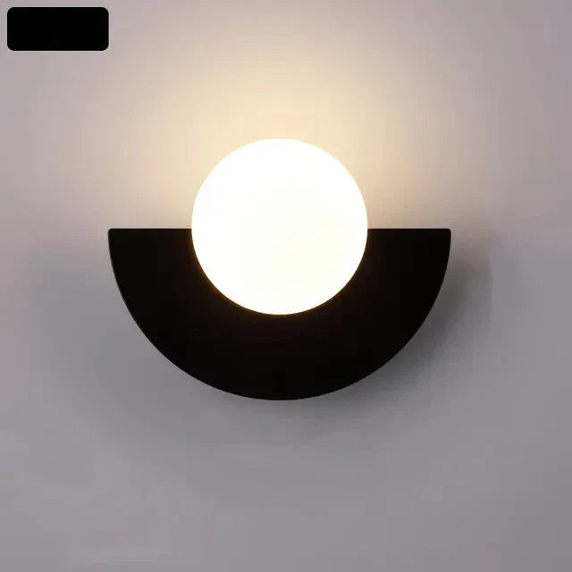 FrostedAura Modern LED Wall Light for Contemporary Spaces