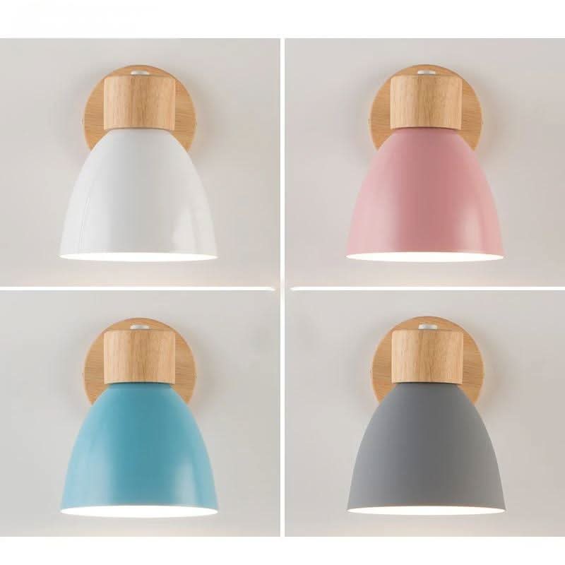 Serenity Glow Wood Wall Fixture for Contemporary Spaces