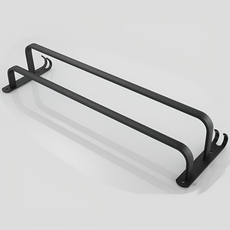 SpaceSaver Wall-Mounted Aluminum Rack for Towels & More