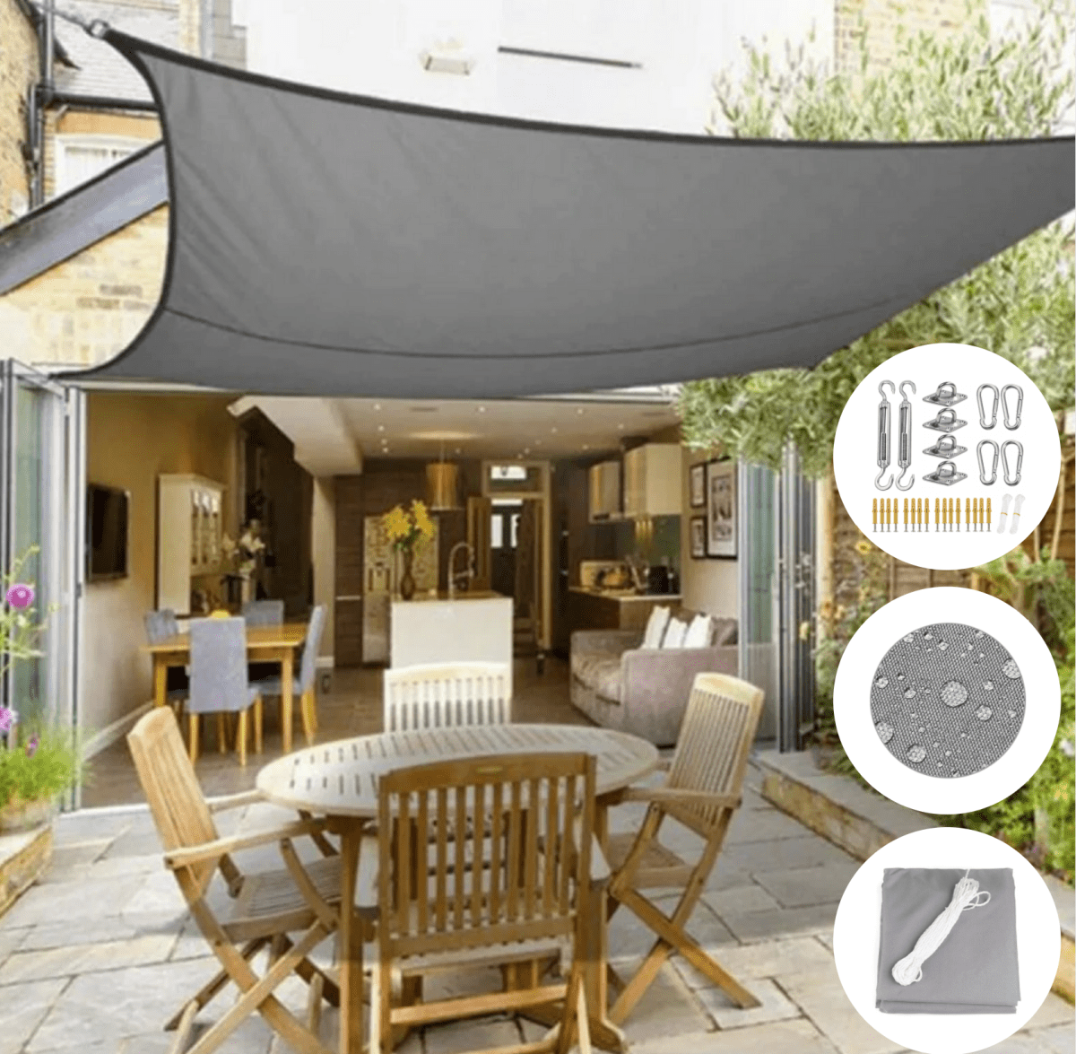 AquaShade Elite UV-Resistant Canopy for Outdoor Spaces