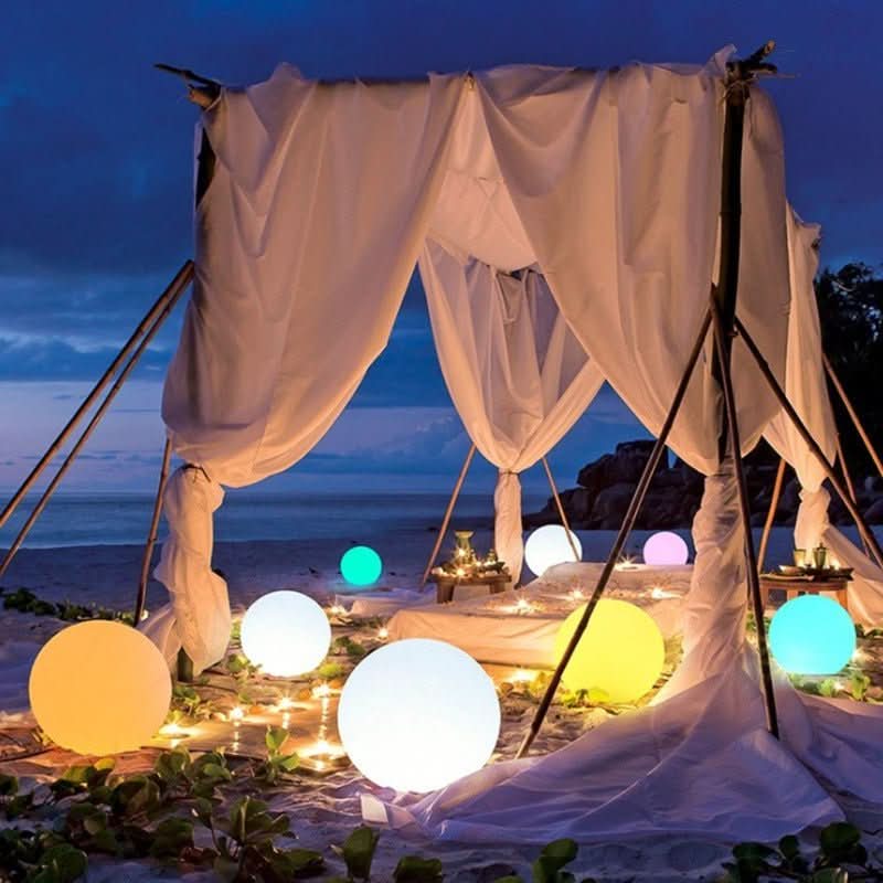 RadiantOrb Waterproof LED Color-Changing Light for All Spaces