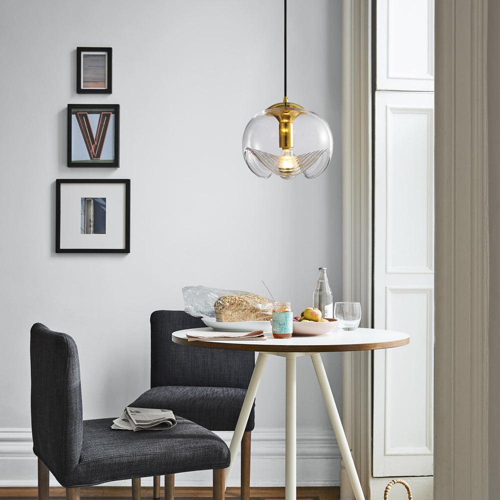 Elegance in Motion: Contemporary Wave Pendant Light