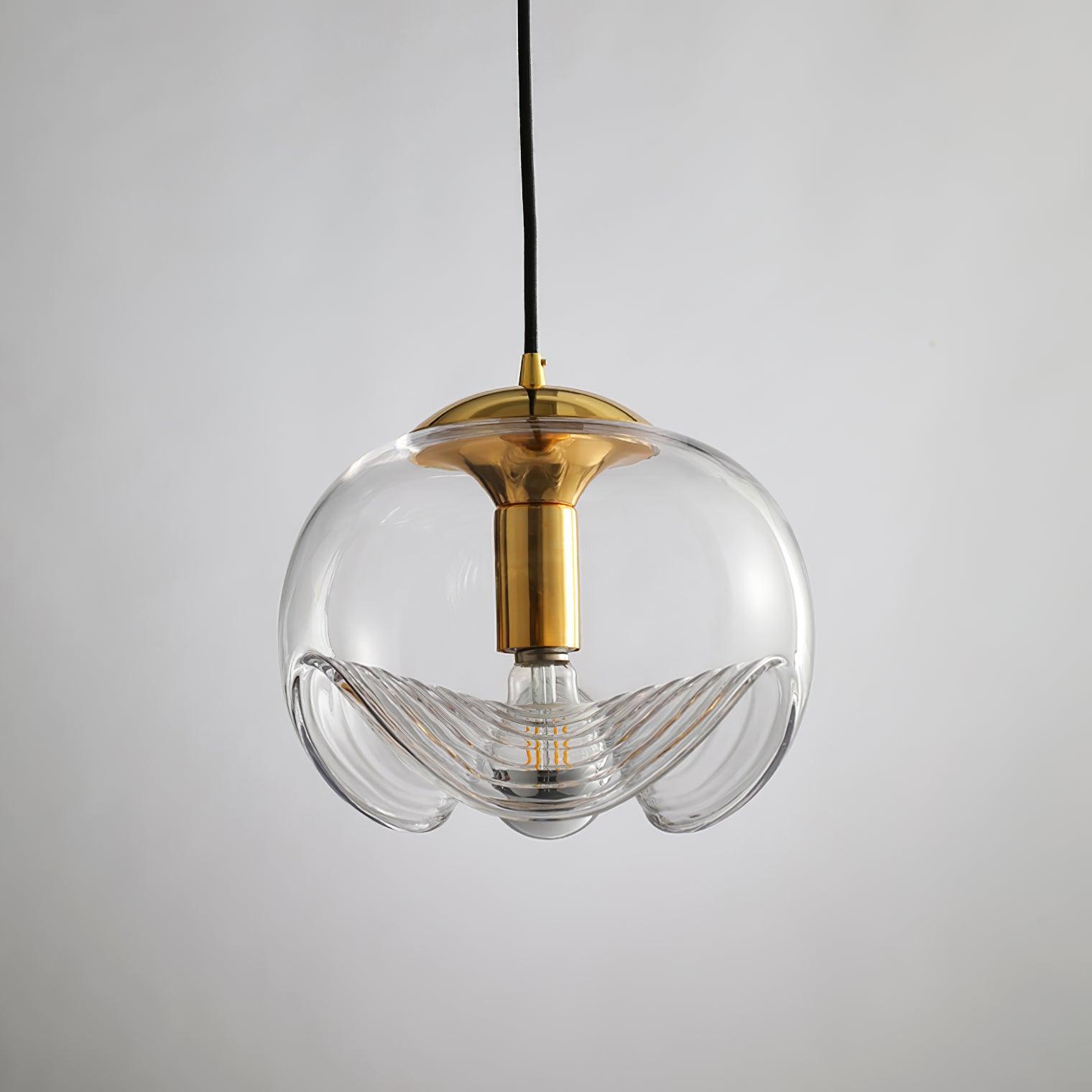 Elegance in Motion: Contemporary Wave Pendant Light