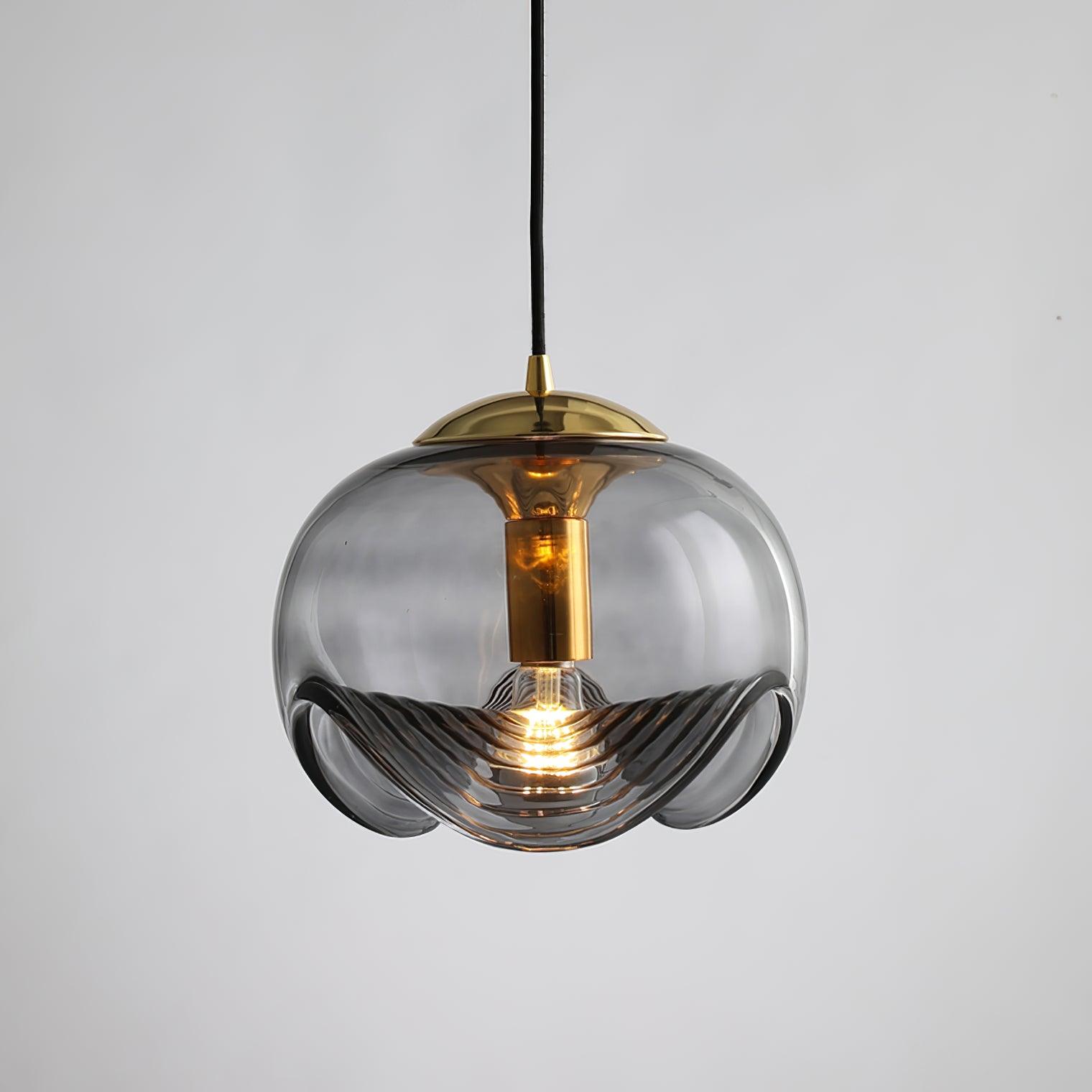 Elegance in Motion: Contemporary Wave Pendant Light