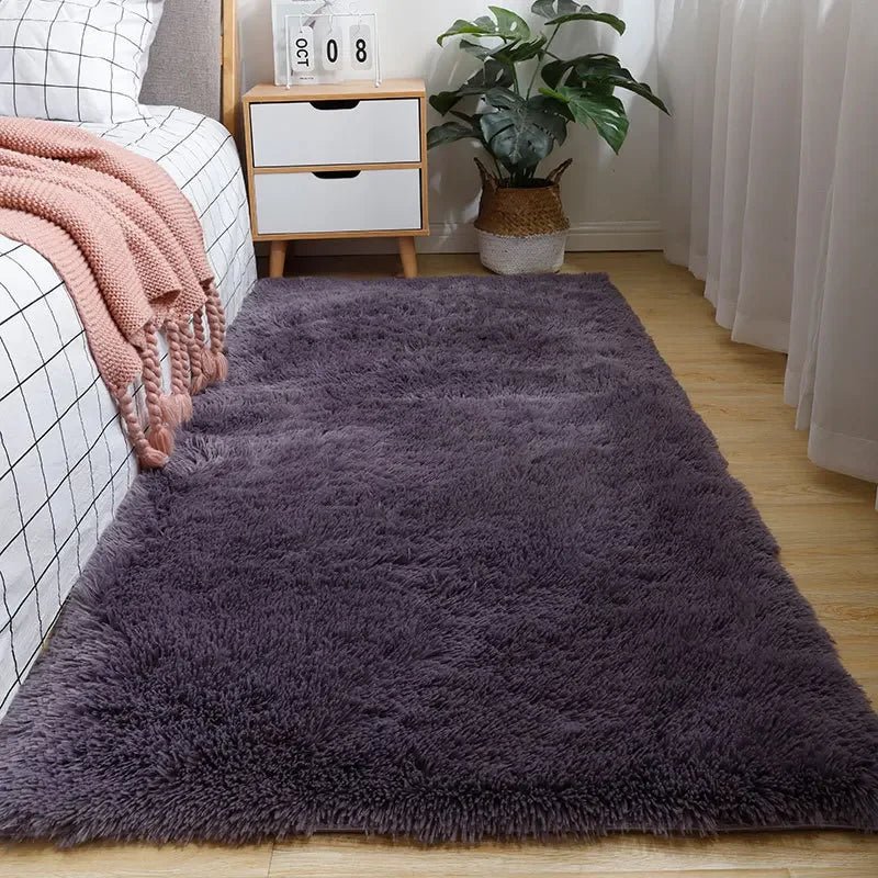 CozyNest Plush Area Rug Crafted from Premium Polyester Fibers