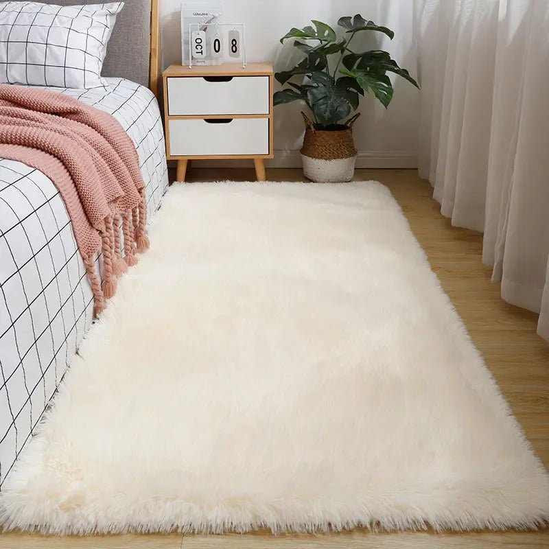 CozyNest Plush Area Rug Crafted from Premium Polyester Fibers
