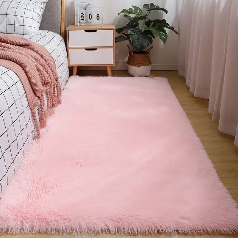 CozyNest Plush Area Rug Crafted from Premium Polyester Fibers