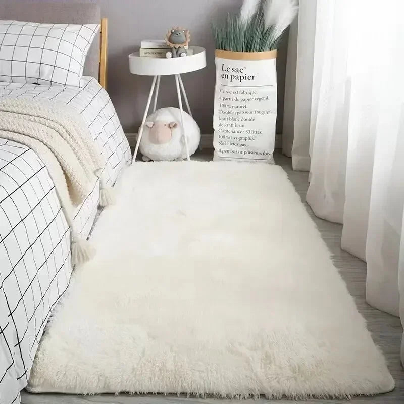 CozyNest Plush Area Rug Crafted from Premium Polyester Fibers