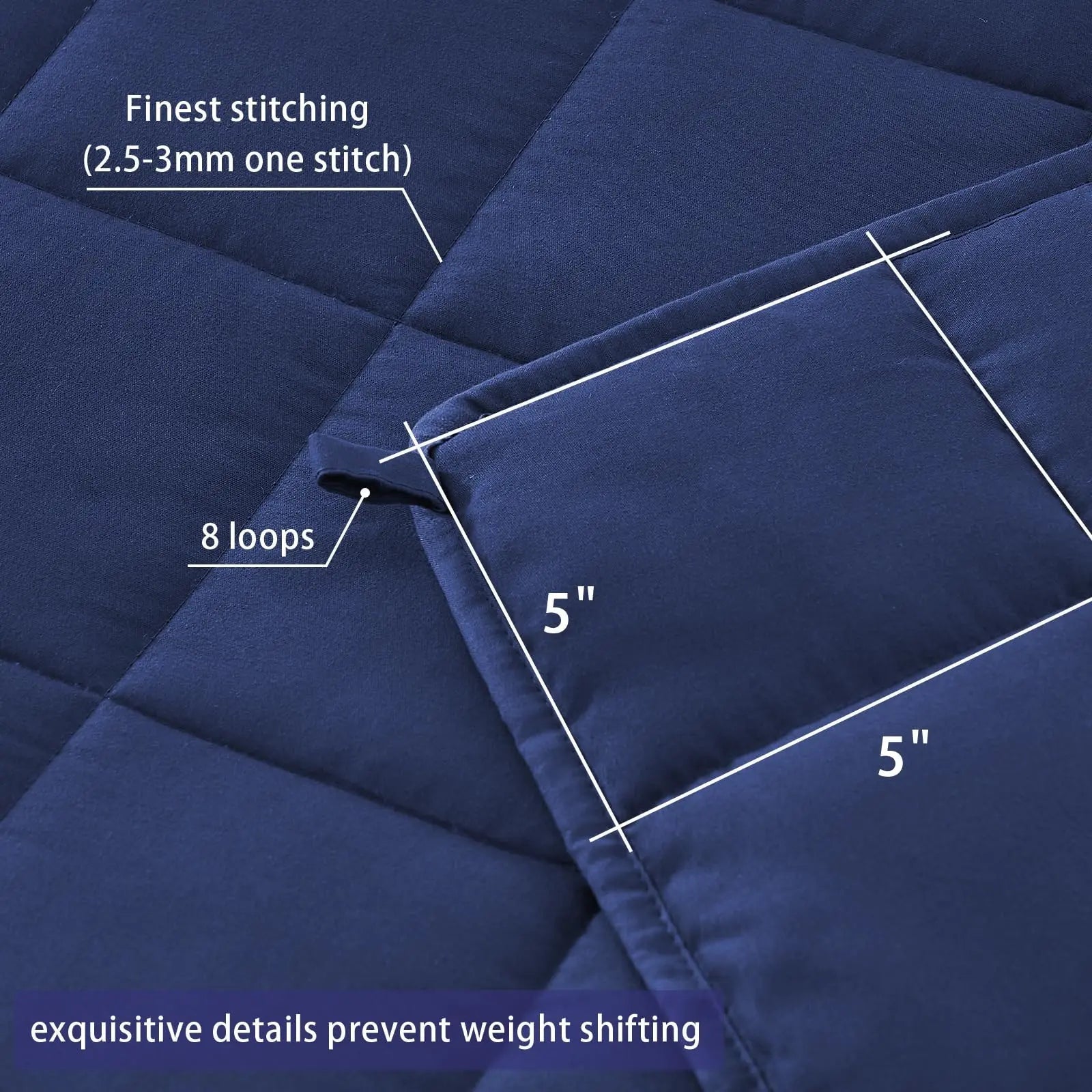 Cooling Weighted Blanket for Year-Round Comfort | Breathable Microfiber