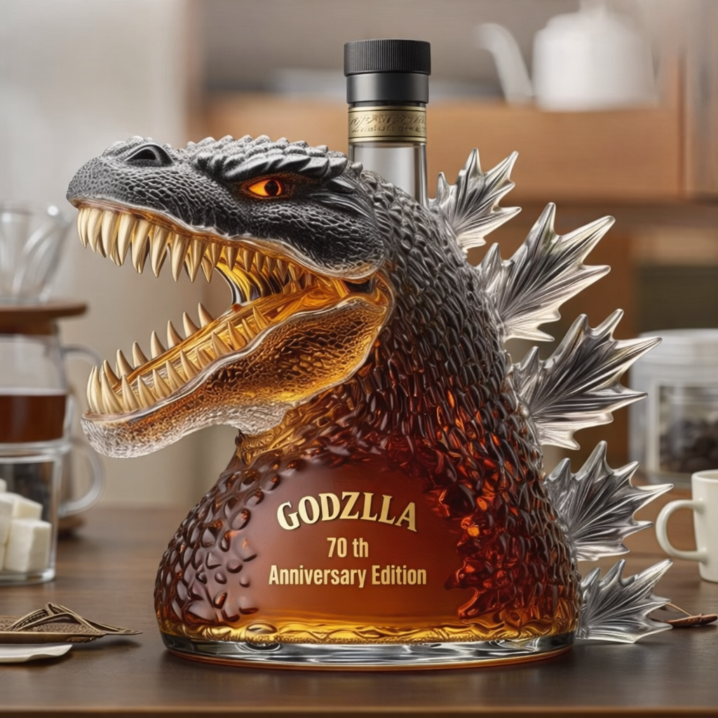 Fierce Spirit Carafe - Unique Decorative Glass Bottle