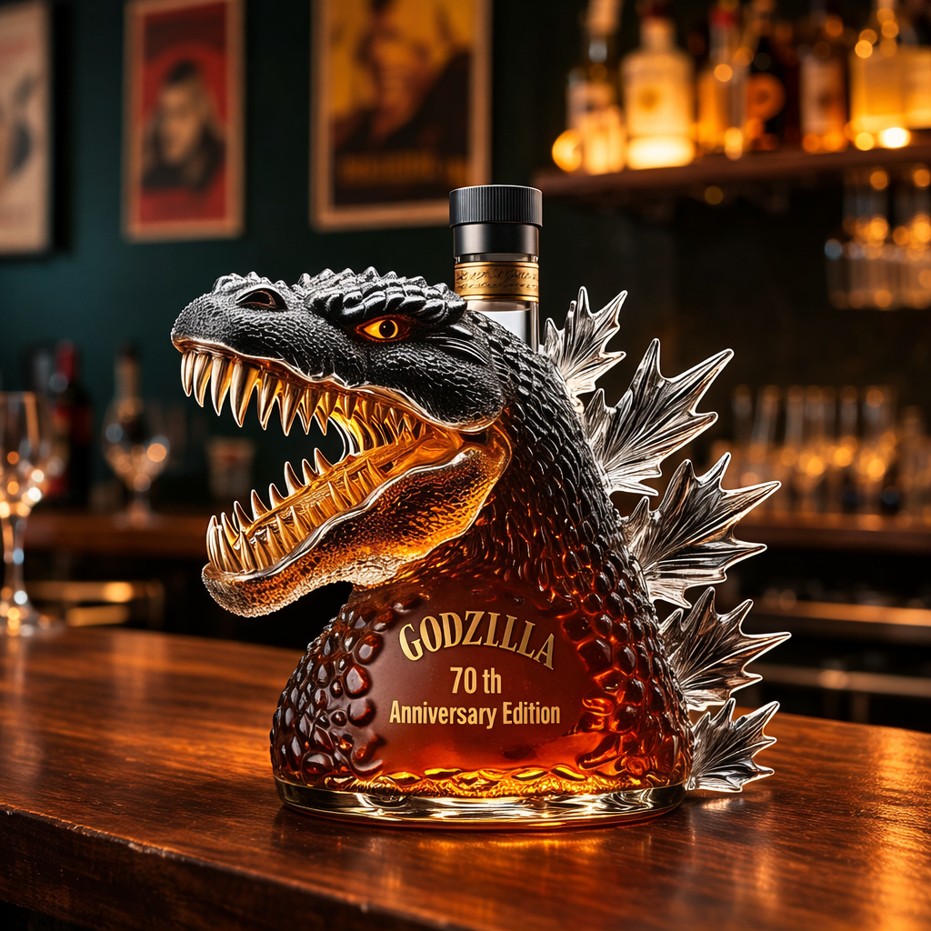 Fierce Spirit Carafe - Unique Decorative Glass Bottle