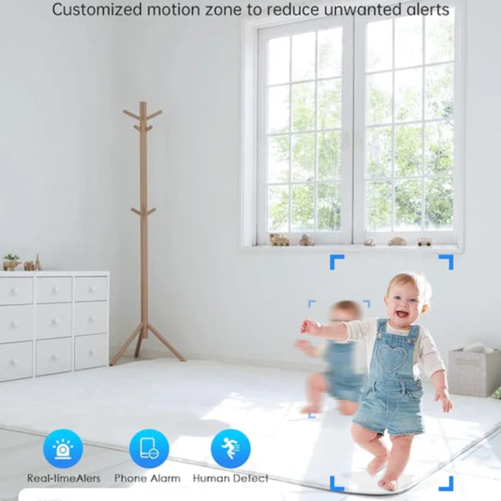 Indoor Surveillance Lamp with WiFi Security Camera for Home Use