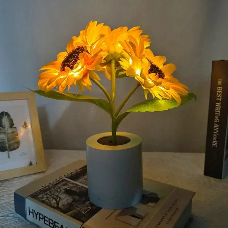 Portable Floral Glow Lamp for Cozy Nights