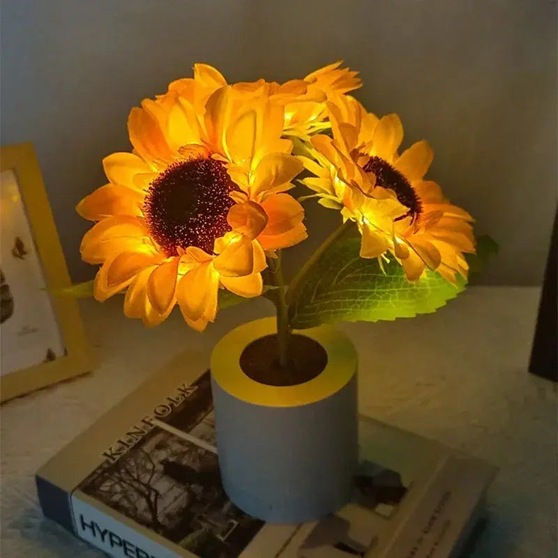 Portable Floral Glow Lamp for Cozy Nights