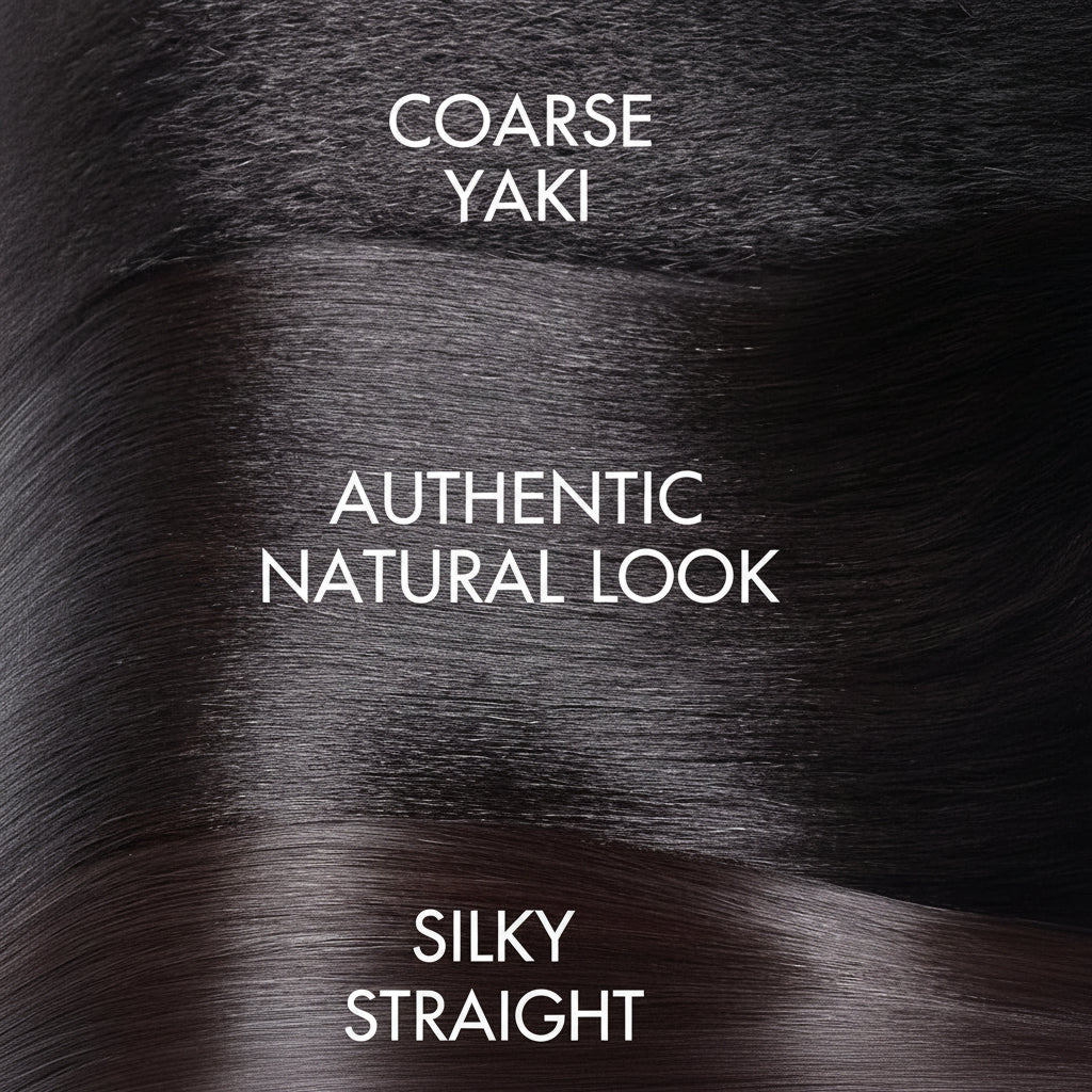 Effortless Chic Bob Wig in Yaki Straight Human Hair