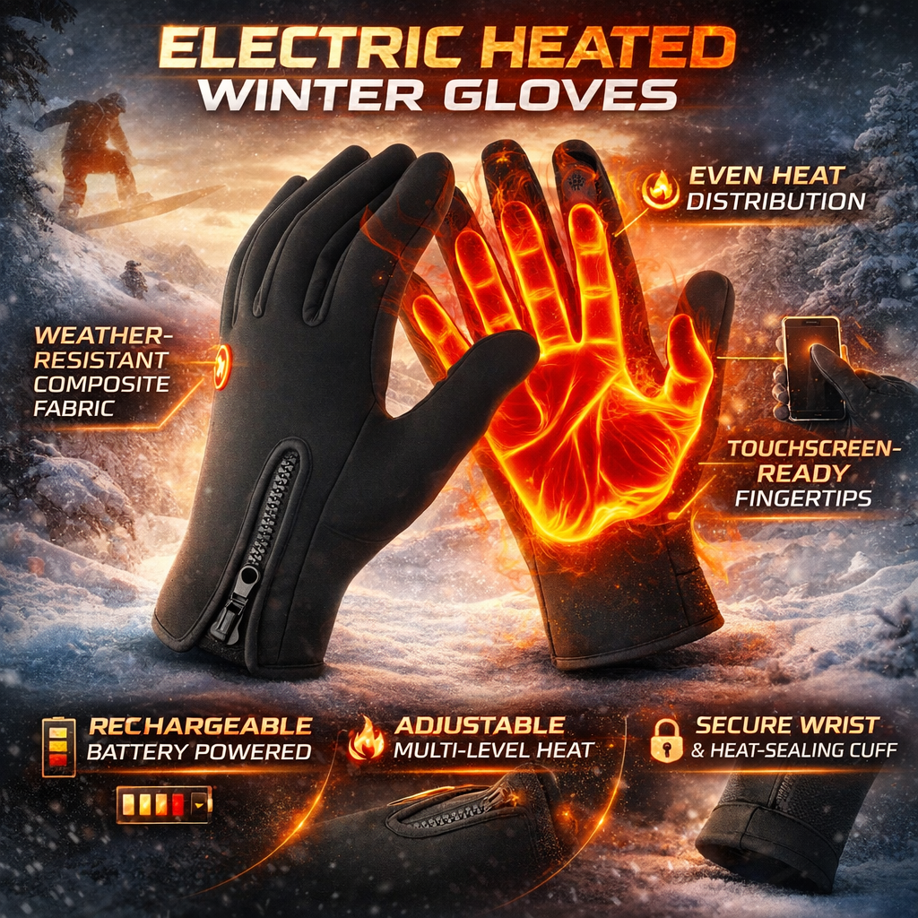 Heated Touchscreen Gloves for Ultimate Winter Comfort