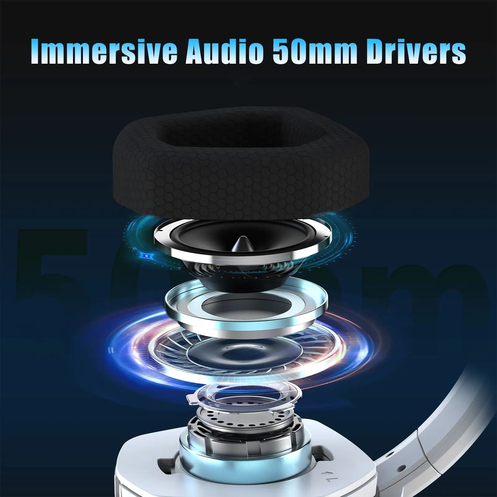 Gaming Headset with Active Noise Cancellation and Extended Battery Life