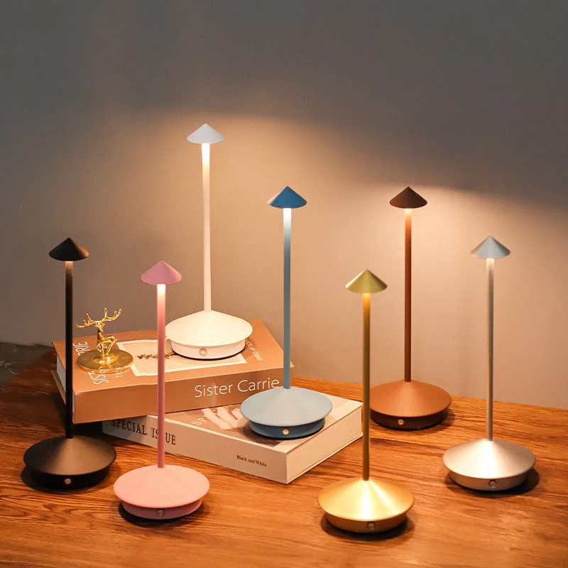 Portable Touch-Control LED Lamp for Stylish Spaces