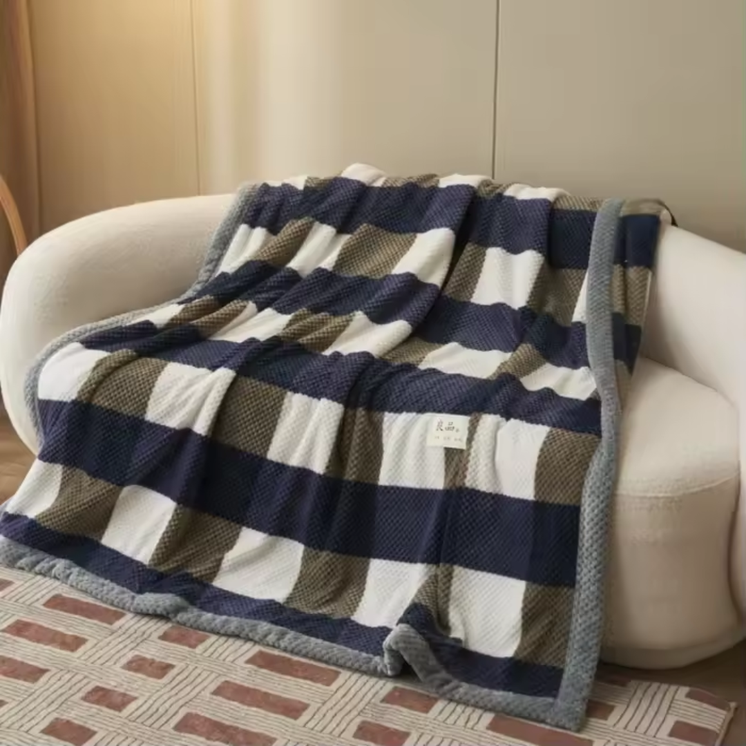 Chenille Yarn Crochet Pattern Wool Blanket