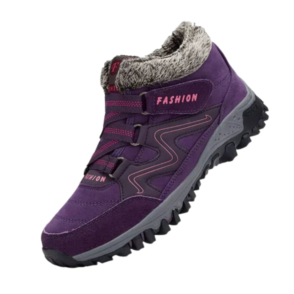 Women’s Waterproof Insulated Winter Footwear with Grip Soles