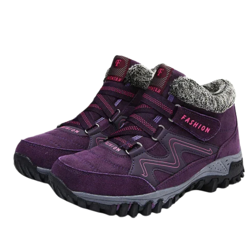 Women’s Waterproof Insulated Winter Footwear with Grip Soles