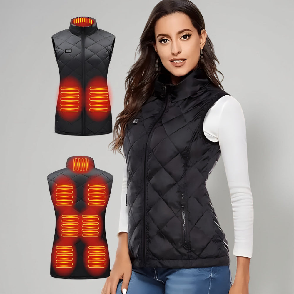 Women's Thermal Electric Vest for Outdoor Comfort