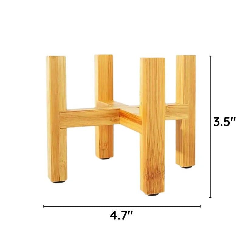 Plant Pot Trays Made of Wood