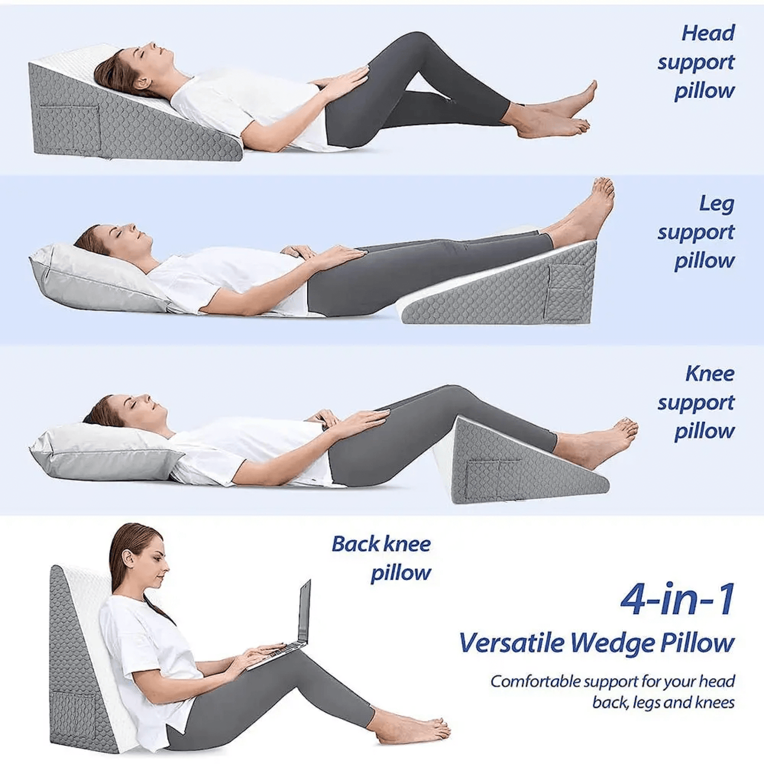 Acid Reflux Support Wedge Pillow