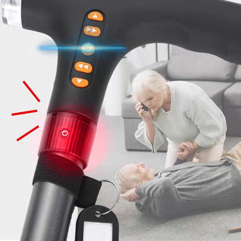 LED Light Walking Cane for Seniors - Smart Mobility Aid