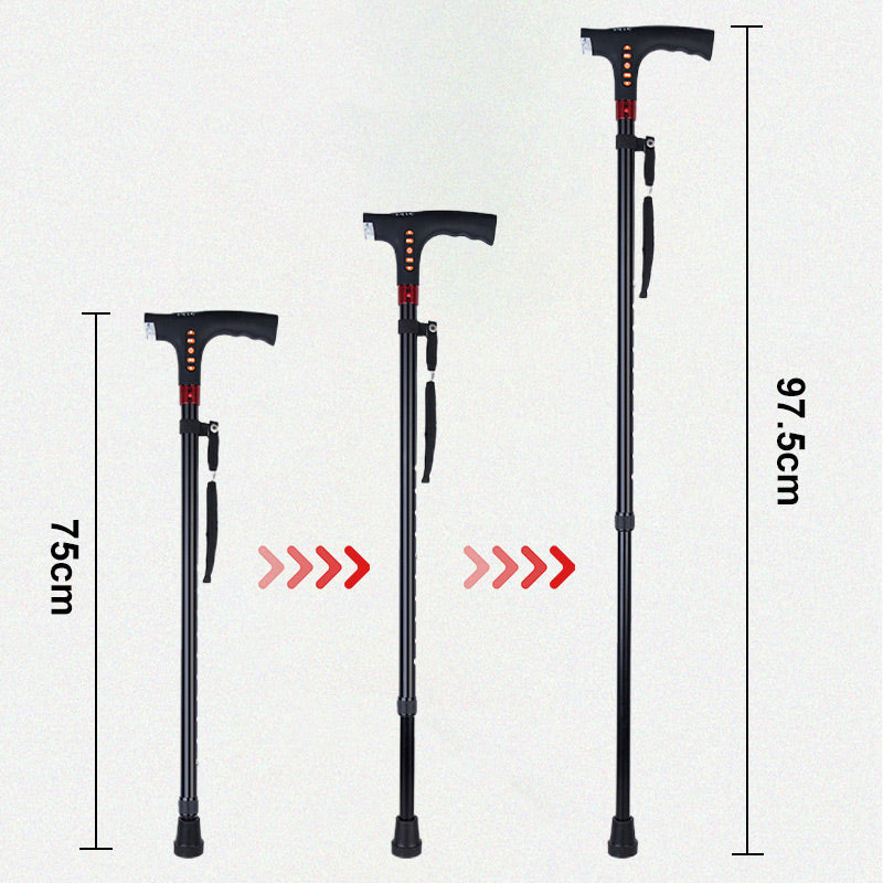 LED Light Walking Cane for Seniors - Smart Mobility Aid