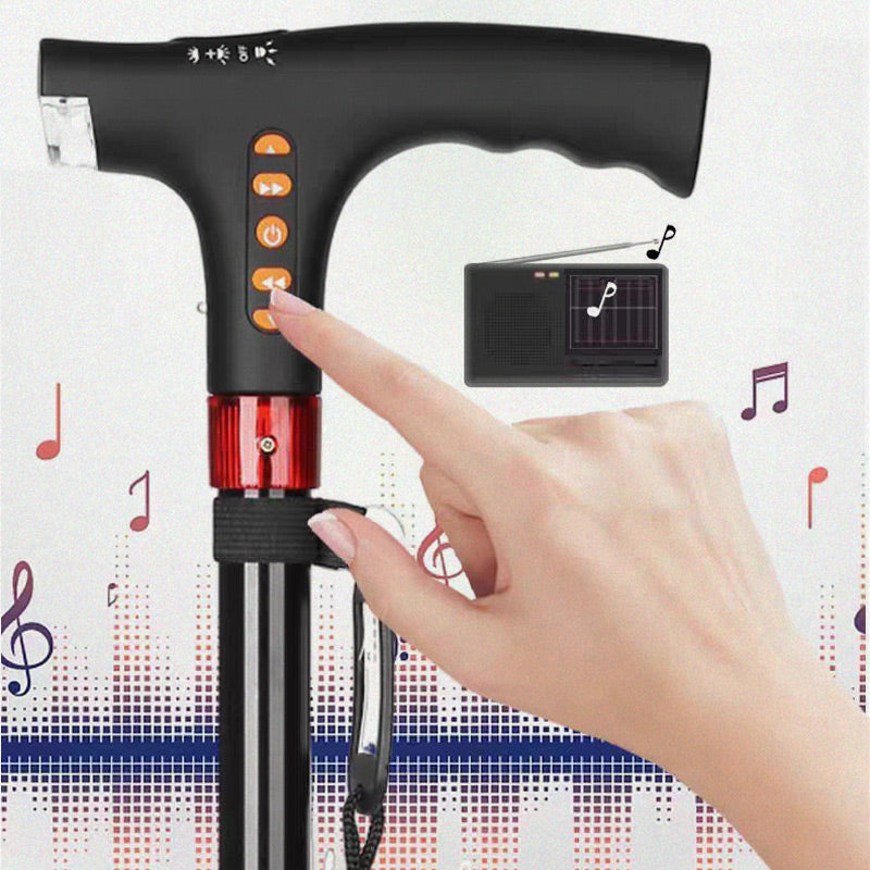 LED Light Walking Cane for Seniors - Smart Mobility Aid